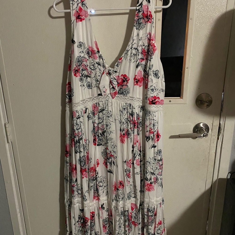 Dress and kimono combination